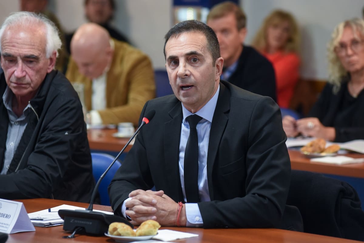 Julio Cordero, cuando fue a la comisión en Diputados a defender la reforma laboral de Milei en representación de la UIA