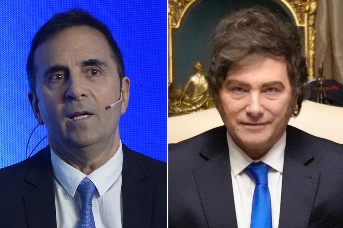 Julio Cordero y Javier Milei