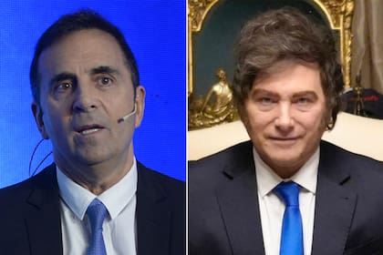 Julio Cordero y Javier Milei