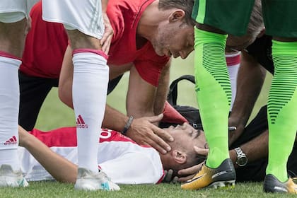 Julio de 2017: el momento en el que Nouri sufrió una arritmia en pleno partido