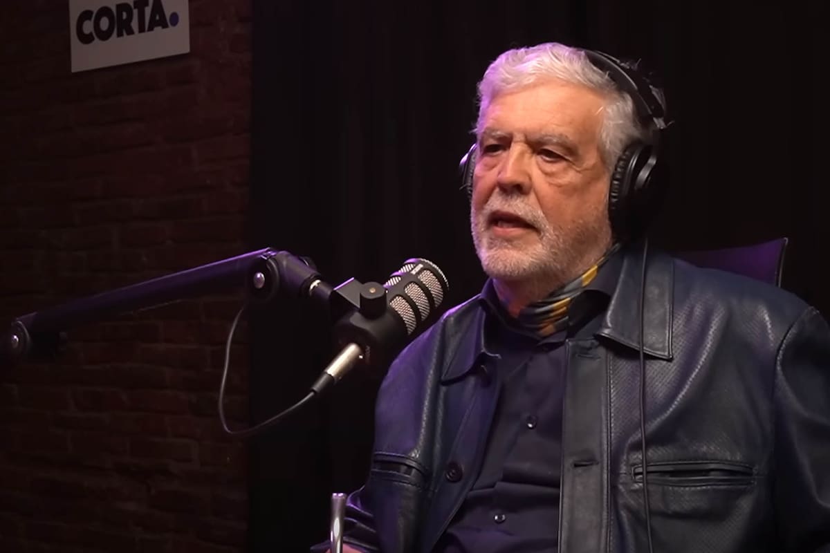 Julio de Vido durante la entrevista