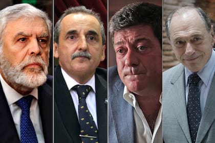 Julio de Viido, Guillermo Moreno, Gabriel Mariotto y Eugenio Zaffaroni