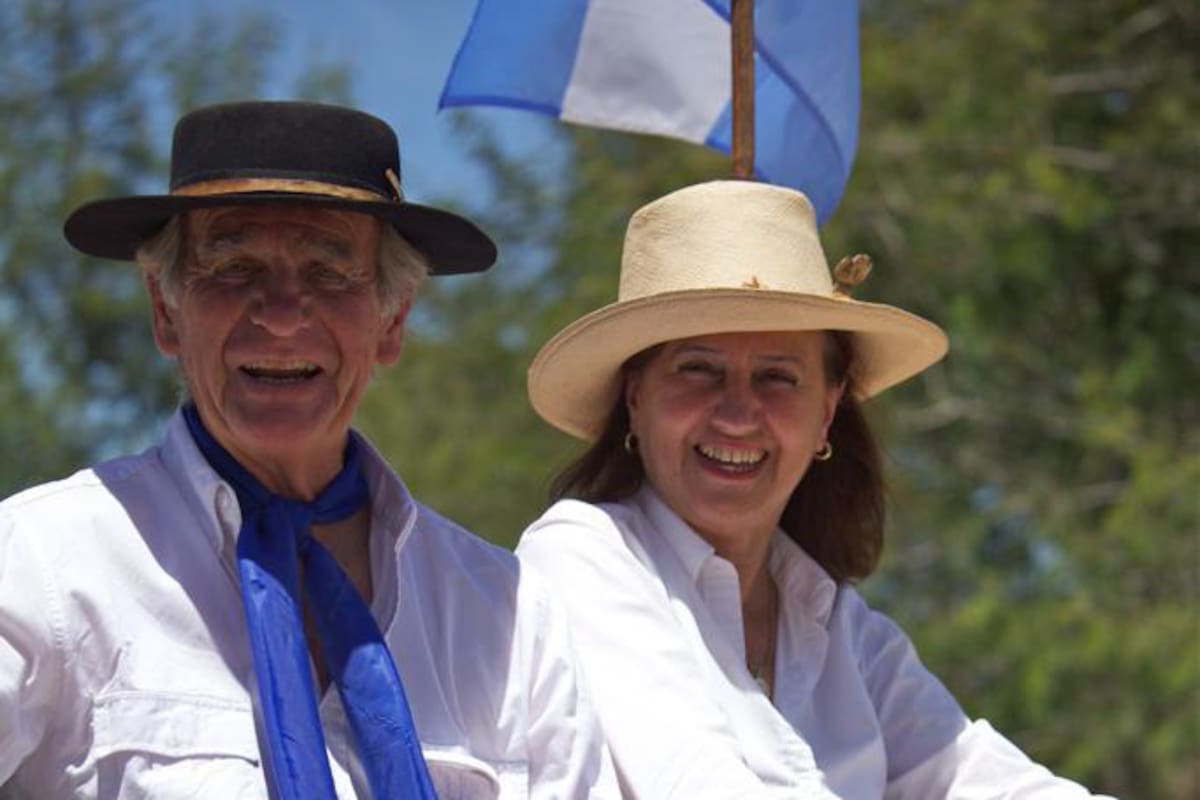 Julio Dreher y Maita González Sampaio. Llevan 33 años juntos.