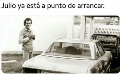 "Julio está a punto de arrancar"