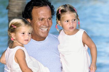 Un recuerdo con su padre en 2003.