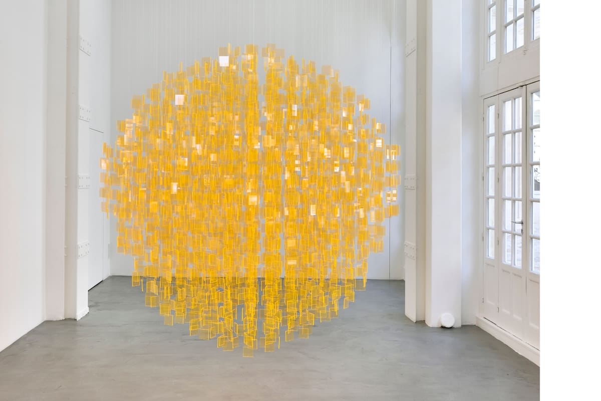 Julio Le Parc, Esfera naranja fluo, 2001-2016