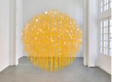 Julio Le Parc, Esfera naranja fluo, 2001-2016