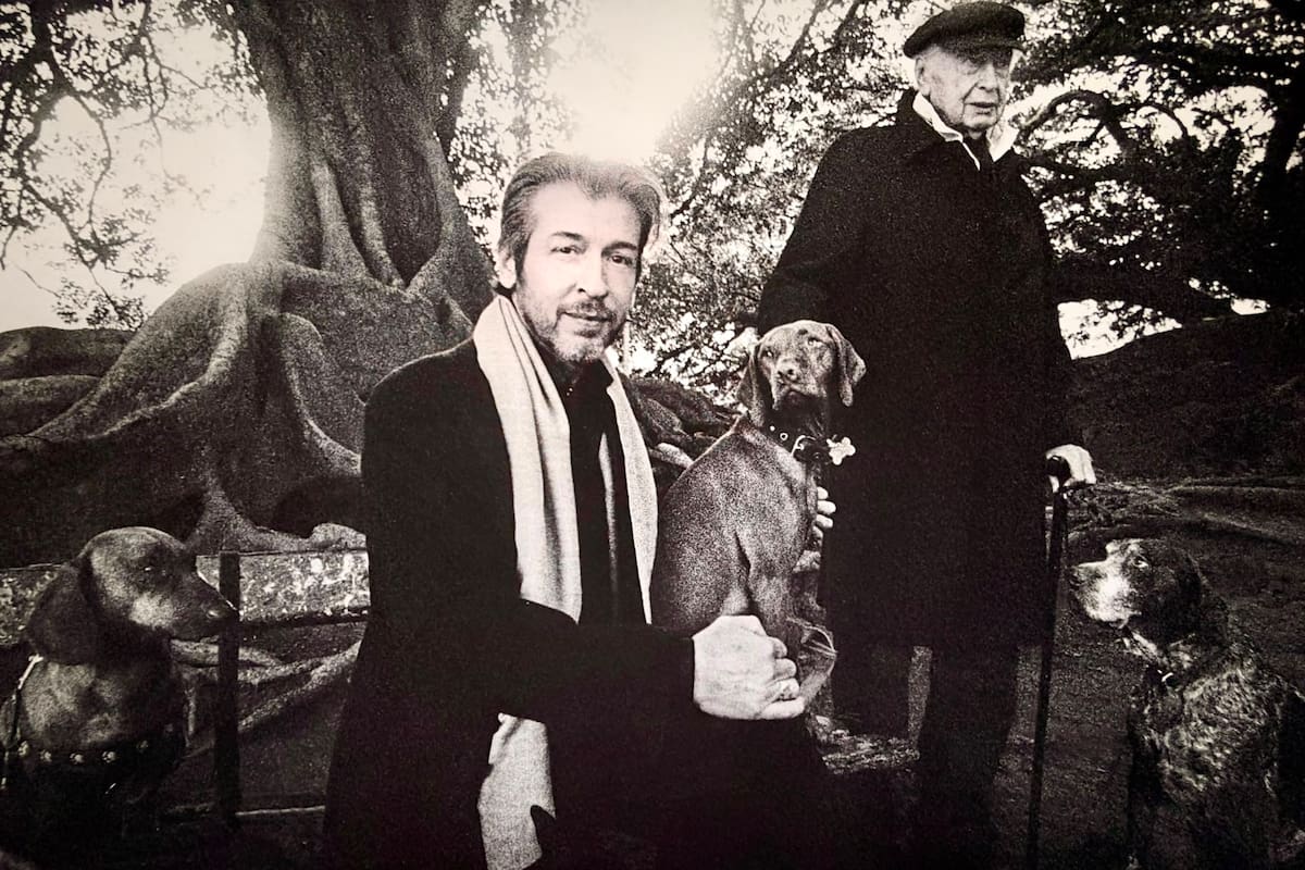 Julio Le Parc junto a su hijo Yamil, retratados por Aldo Sessa en 2016