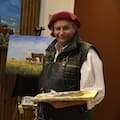 Expone en la Rural el pintor de un cuadro que reflejó un momento muy tenso en el país