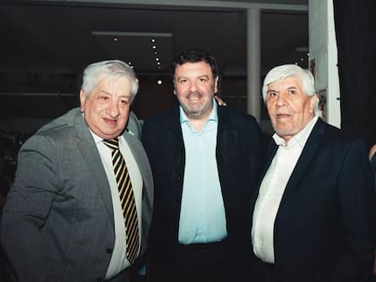 Julio Piumato, Ariel Lijo y Hugo Moyano
