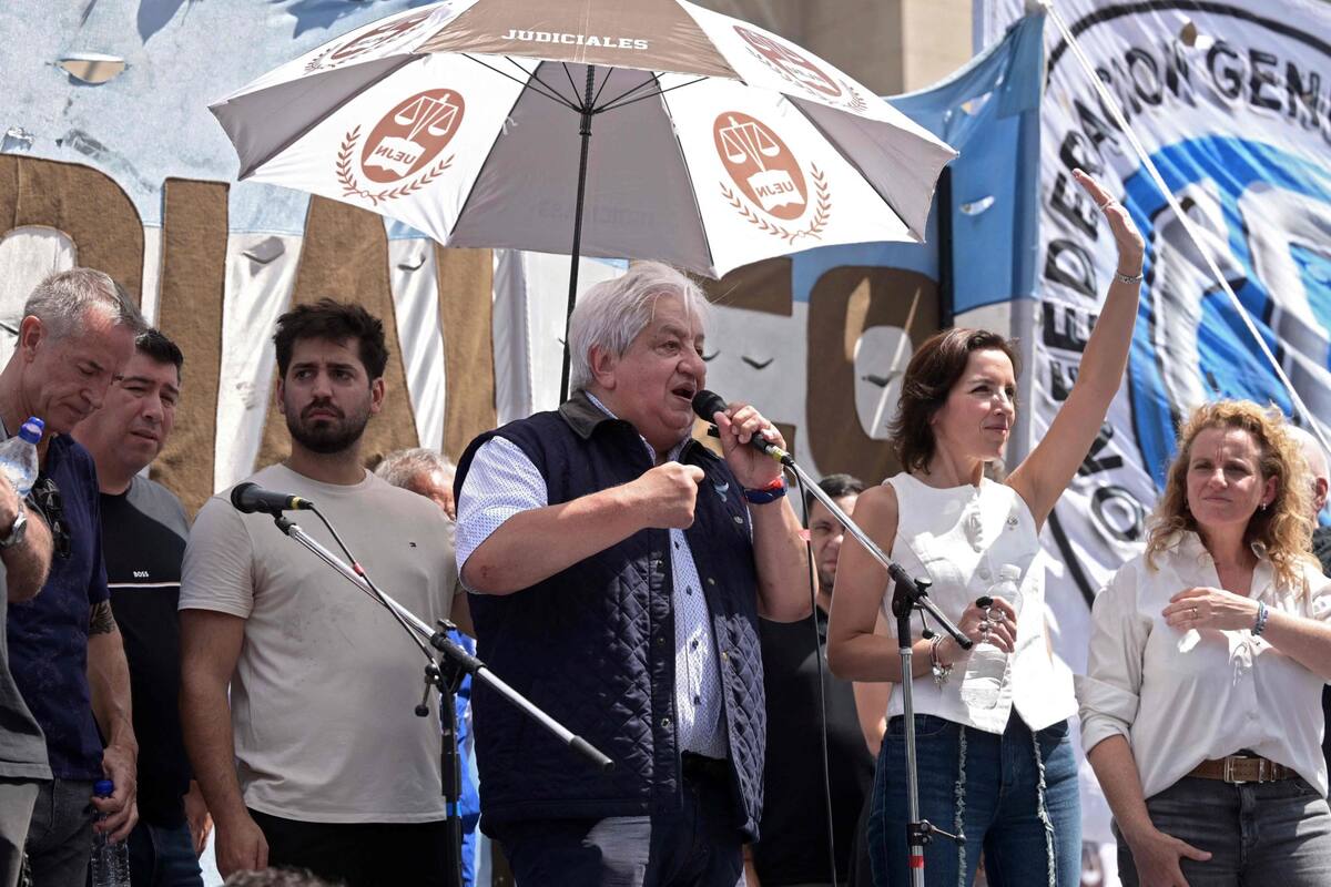 Julio Piumato, líder del gremio judicial que presentó el amparo contra el traspaso de la justicia laboral a la Ciudad de Buenos Aires