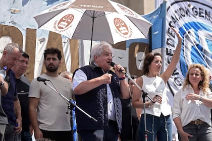 Julio Piumato, líder del gremio judicial que presentó el amparo contra el traspaso de la justicia laboral a la Ciudad de Buenos Aires