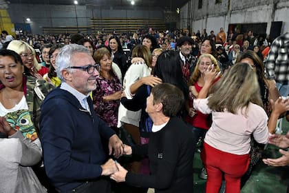 Julio Zamora, este martes, en un acto en Troncos del Talar