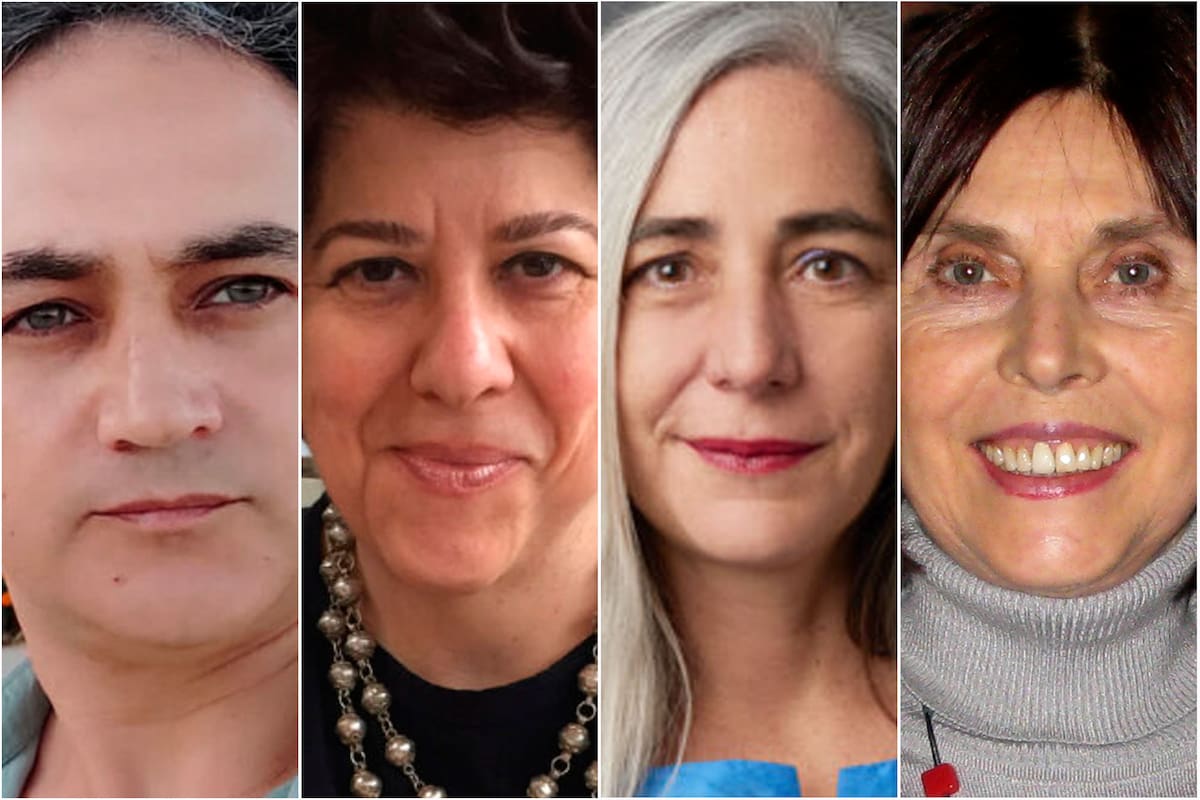 Juma Alferai, Lola Koundakjian, Mercedes Araujo y Liliana Heer