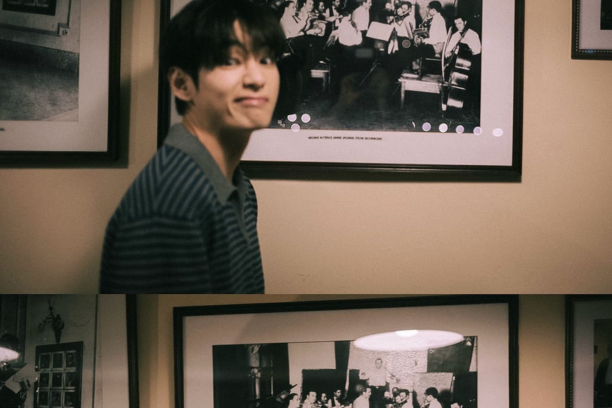 Jungkook, de BTS, en la librería El Ateneo Grand Splendid
