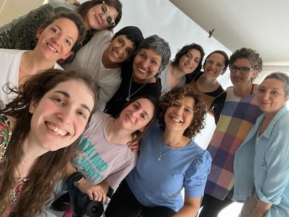 Junto a Agustina Clemente y otras seguidoras de @wikicancer.