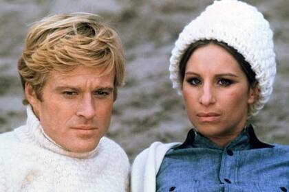 Junto a Barbra Streisand en Nuestros años felices (1973)
