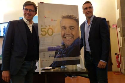 Junto a Dario Nardella, intendente de Florencia