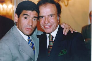 Menem y el deporte: Maradona, Scioli, el básquet y "el sueño olímpico"