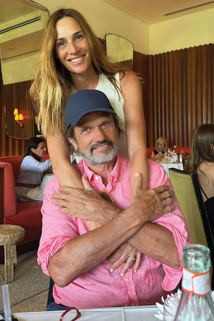 Junto a Federico Álvarez Castillo, su pareja desde 2015.