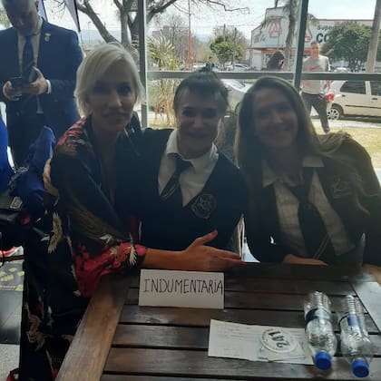 Junto a Ingrid Grudke cuando la modelo participó del torneo de la IFBB