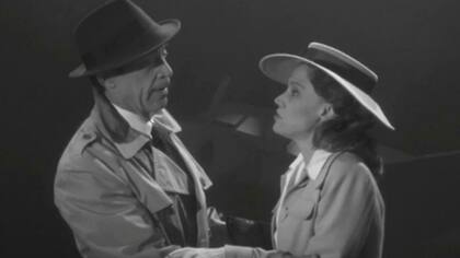 Junto a J.K. Simmons en la parodia de Casablanca