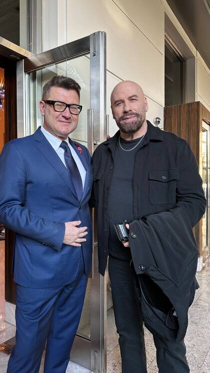 Junto a John Travolta, una de las últimas celebridades que pasaron por el hotel