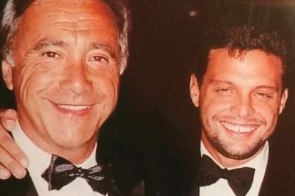 Junto a Luis Miguel en Montecarlo a fines de los 90.