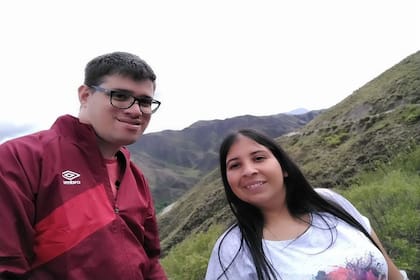 Junto a Luisina, el amor de su vida