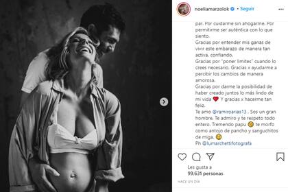 Junto a Ramiro Arias, Noelia espera a su primer hijo: Donatello