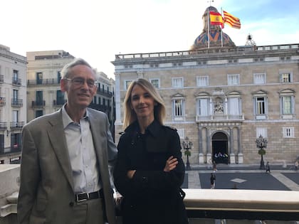 Junto a Sir John H. Elliott, su gran maestro en Oxford
