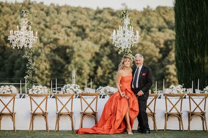 Junto a su actual pareja, Patricia Della Giovampaola
