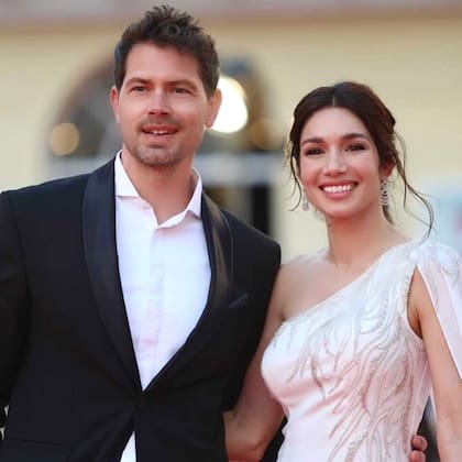 Junto a su marido, el empresario italiano Stefano Mongardi