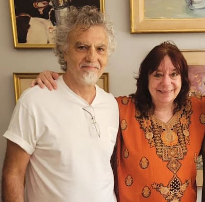 Junto a su pareja, el fotógrafo Claudio Herdener