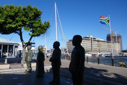 Junto a un grupo de ingleses, de quienes aprendió mucho, Nicolás llegó a Sudáfrica.