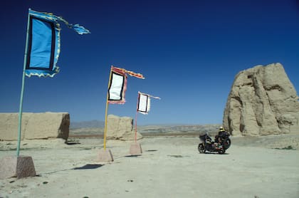 Junto a un tramo de la Gran Muralla China, a 50 kilómetros de la frontera con la exUnión Soviética