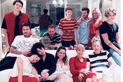 Junto al clan Ortega, al que adora pertenecer