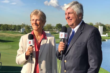 Junto con Francisco Aleman en vivo, durante un envío de ESPN