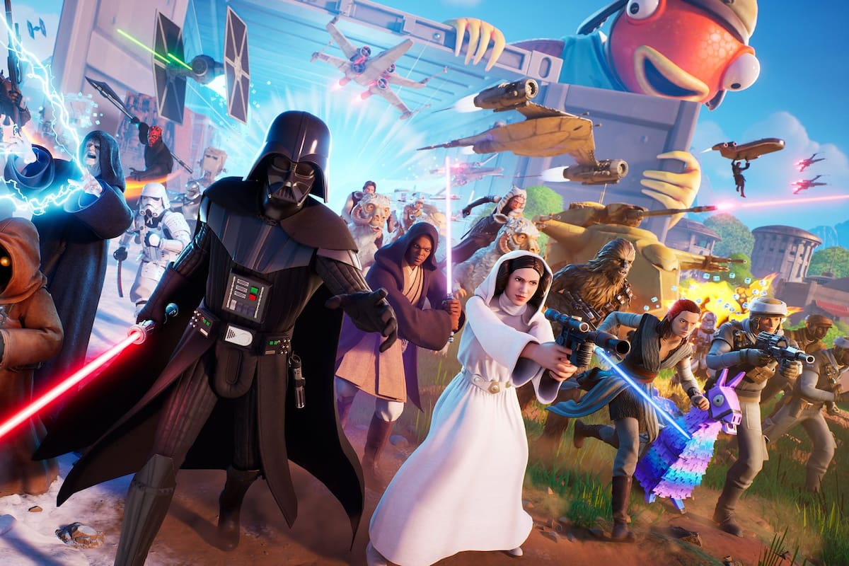 Junto con la disponibilidad a nivel global de Fortnite para el iPhone, el juego sumó escenarios y elementos celebrando el estreno de The Mandalorian en el cine