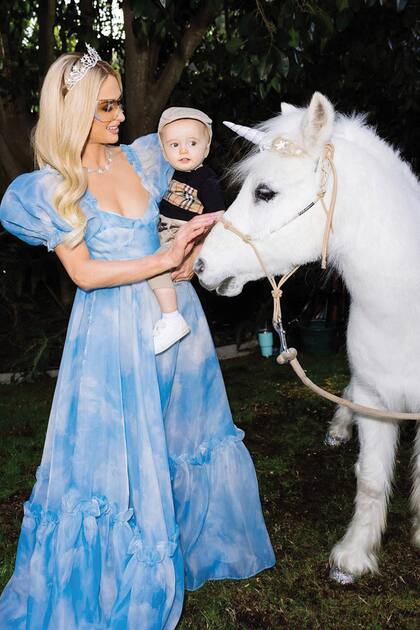 Junto con Phoenix, el unicornio fue el gran protagonista de la fiesta.