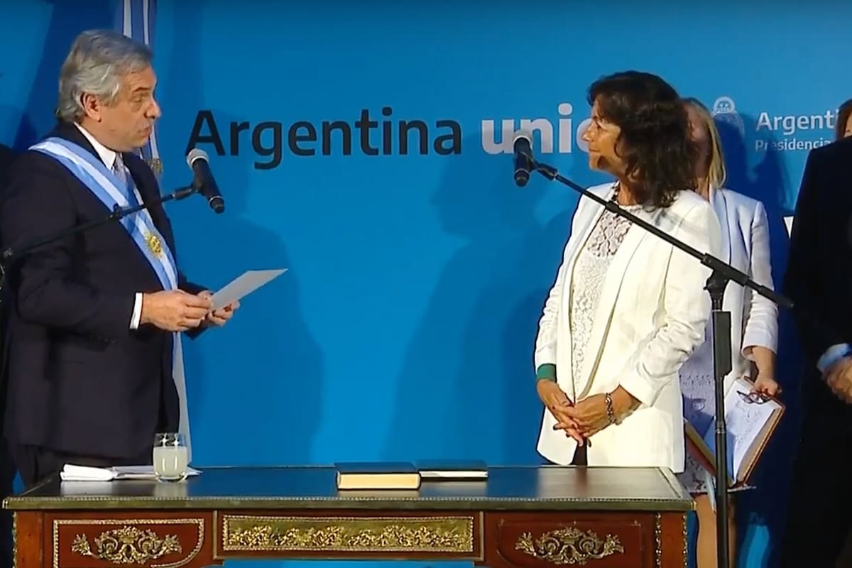 Jura de Vilma Ibarra como Secretaria de Legal y Técnica