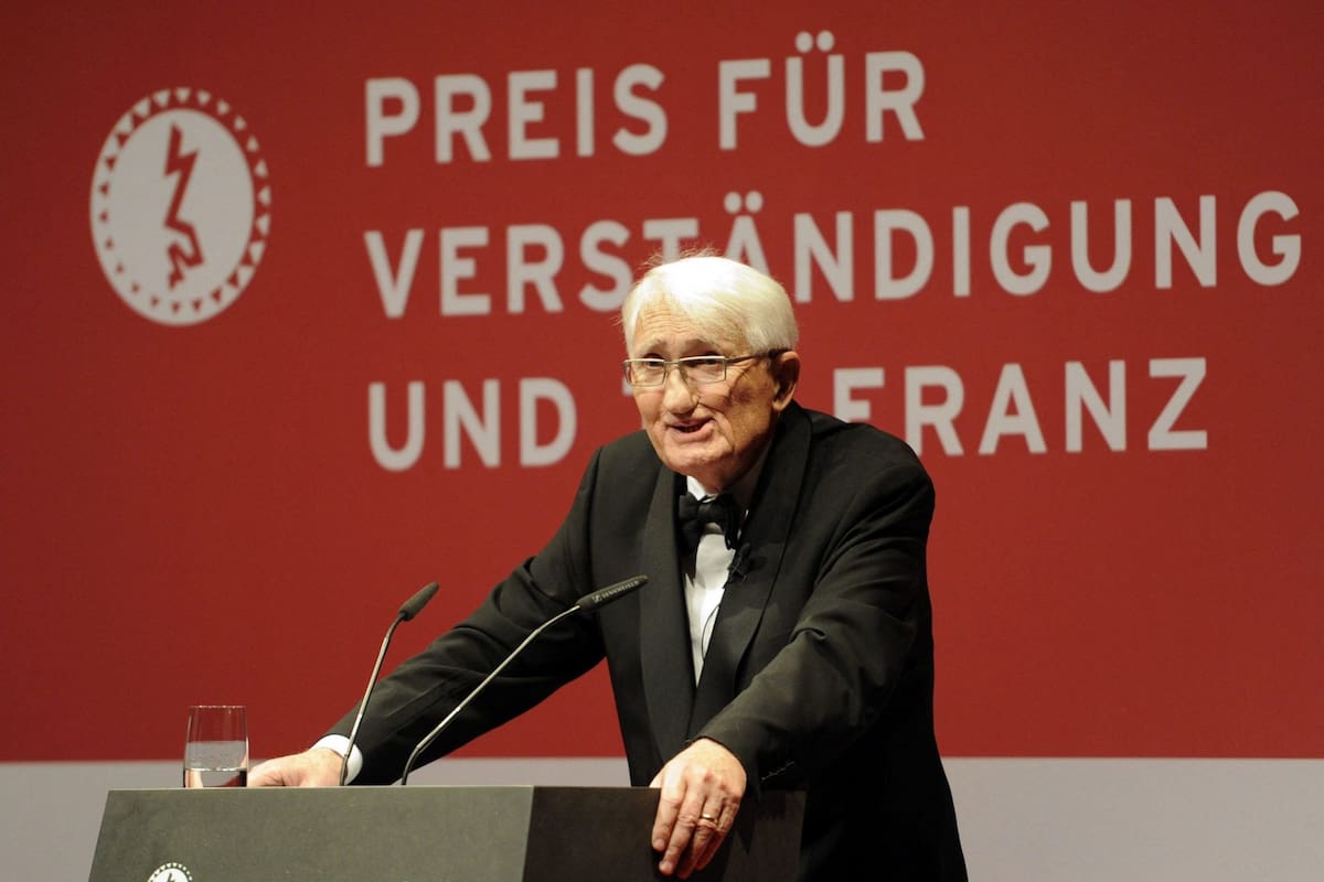 Jürgen Habermas murió a los 96 años