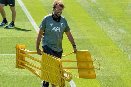 Jürgen Klopp volvió a tener a todos los futbolistas a su disposición luego de dos meses en las instalaciones de Liverpool