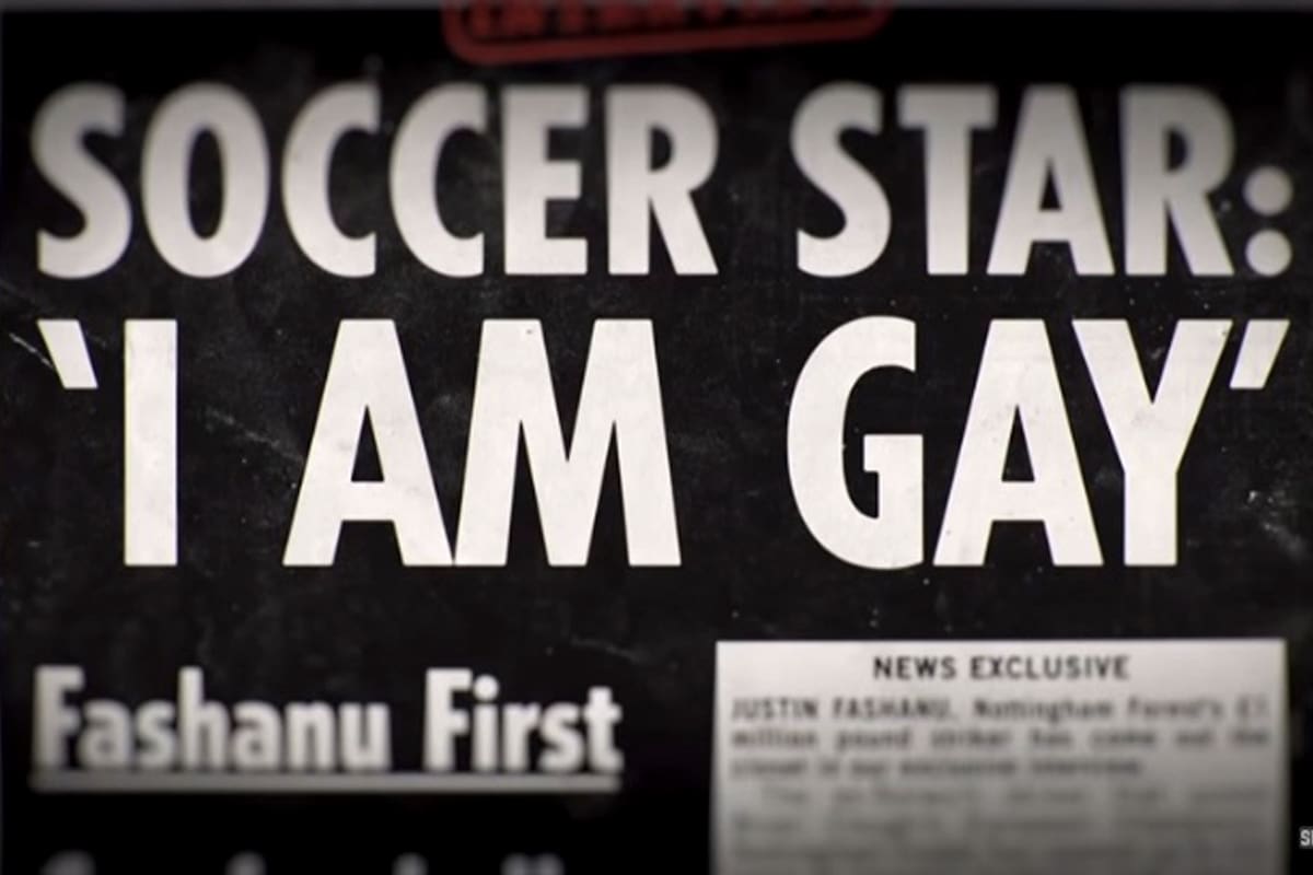 Justin Fashanu en tapa de periódicos.