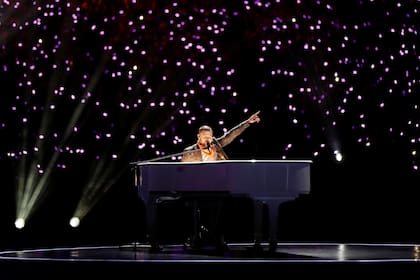 Justin Timberlake, al piano