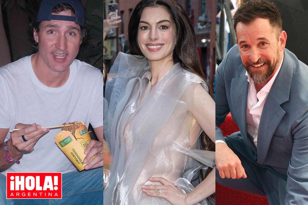 Justin Trudeau, Anne Hathaway y Noah Wyle