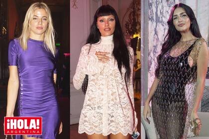 Justina Bustos, Oriana Sabatini y Zaira Nara fueron tres de las beauties protagonistas de la gran fiesta.