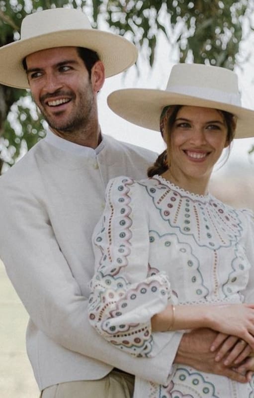 Justina Socas, la sobrina de Adolfo Cambiaso, junto a su marido, el francés Clement Le Coz