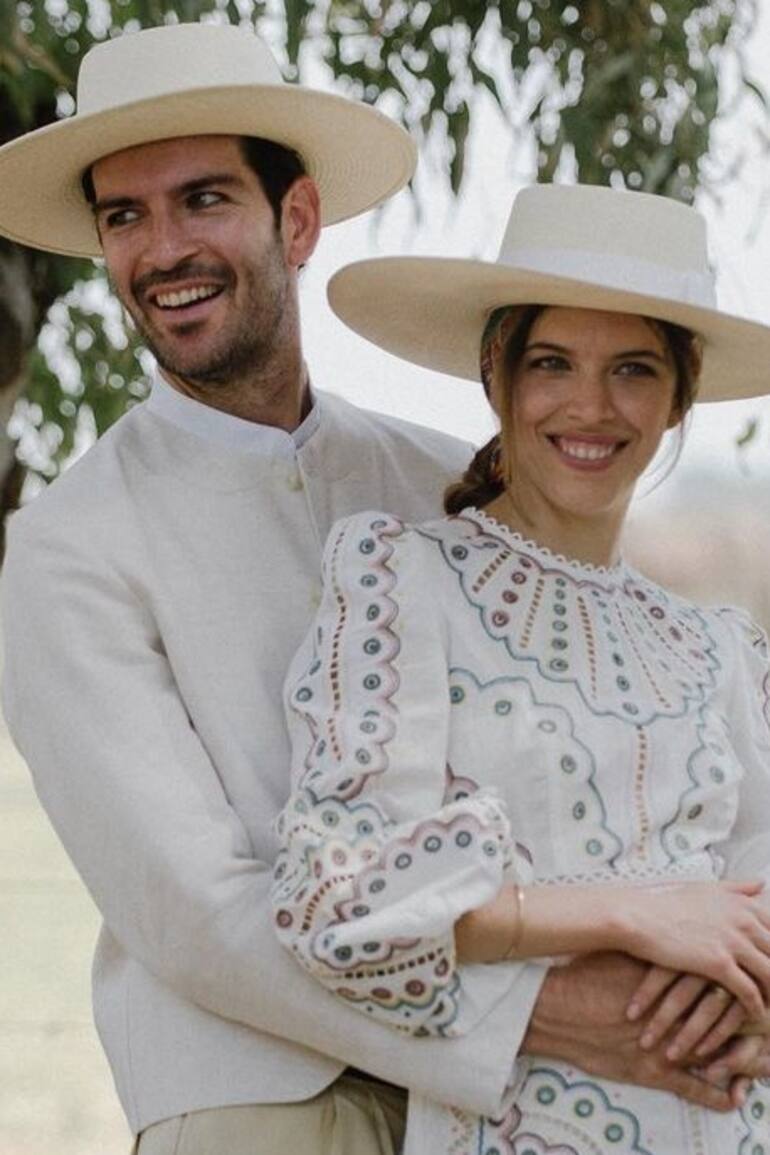 Justina Socas, la sobrina de Adolfo Cambiaso, junto a su marido, el francés Clement Le Coz