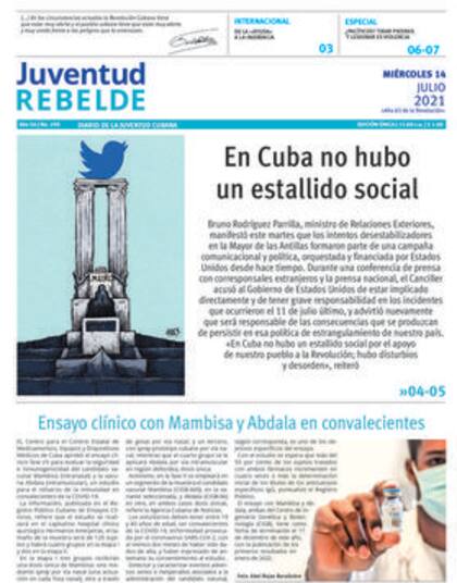 Juventud Rebelde, uno de los medios más antiguos del período revolucionario